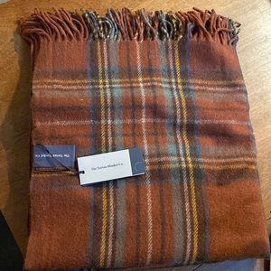 Tartan blanket (recycled wool, brand new)